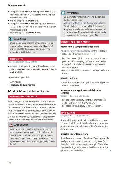 2018-2023 Audi Q3 Manuel du propriétaire | Italien