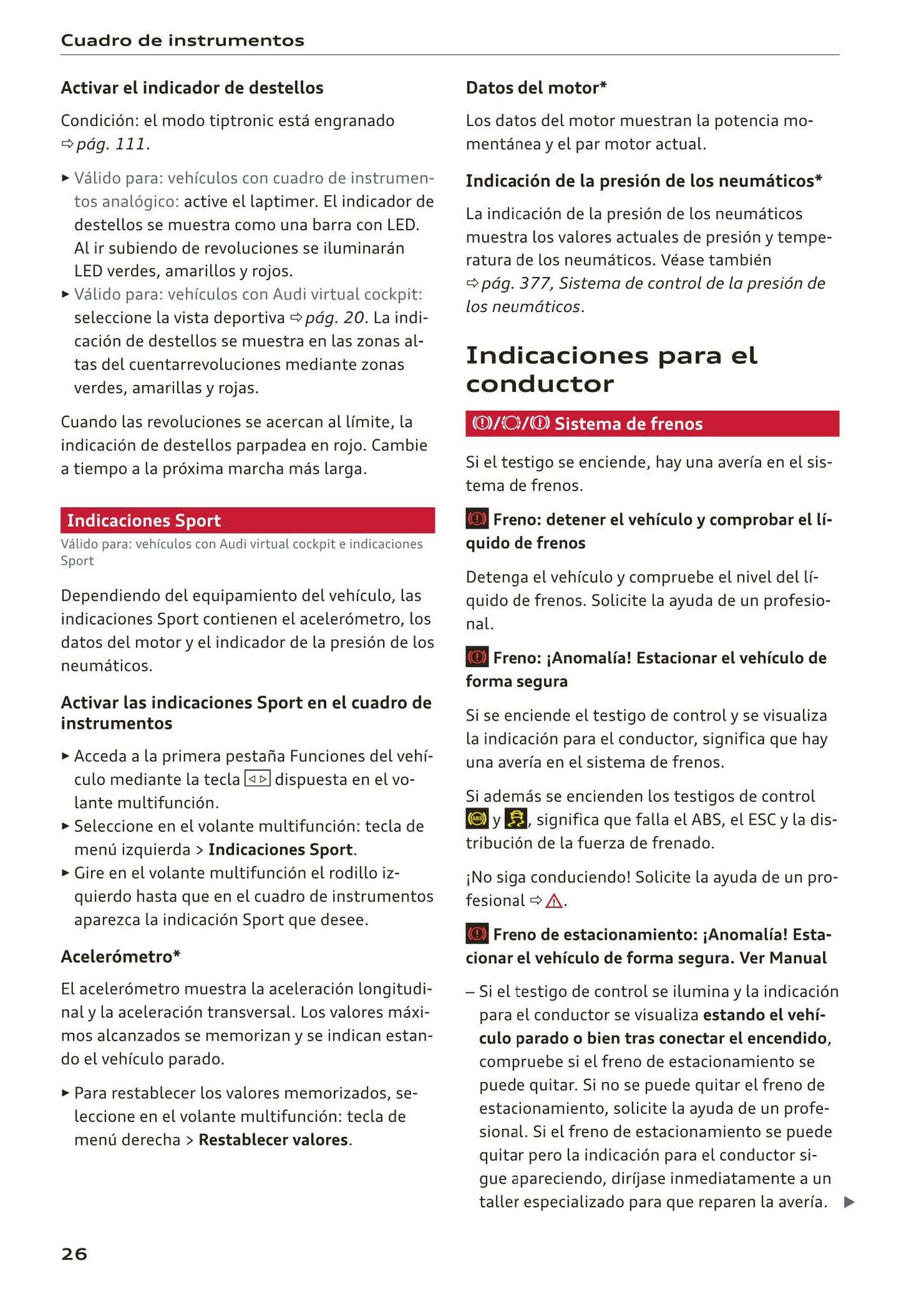 2017-2020 Audi A5 Manuel du propriétaire | Espagnol