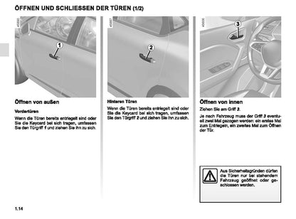 2022-2023 Renault Captur Owner's Manual | German