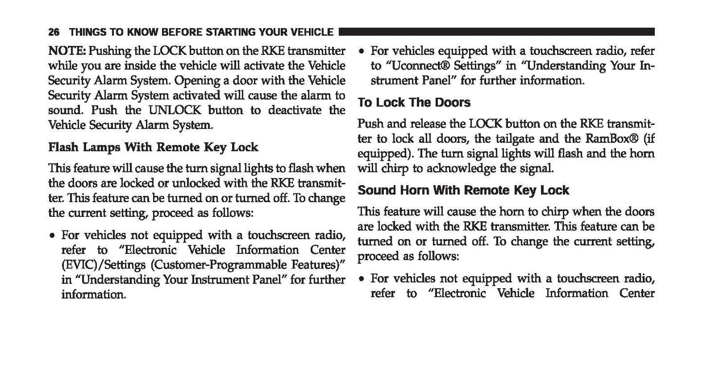 2014 Dodge Ram Truck Owner's Manual | English