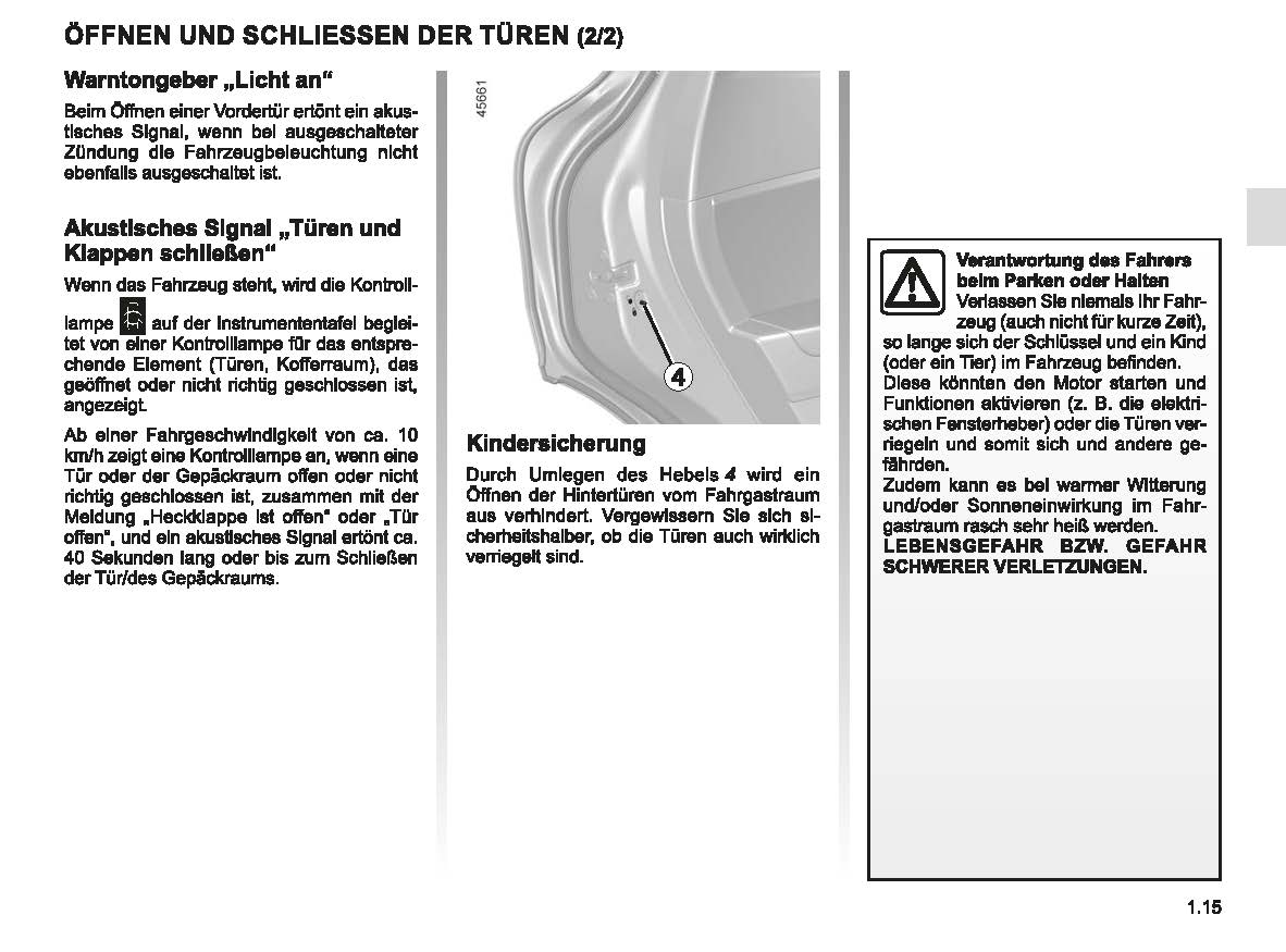 2022-2023 Renault Captur Owner's Manual | German