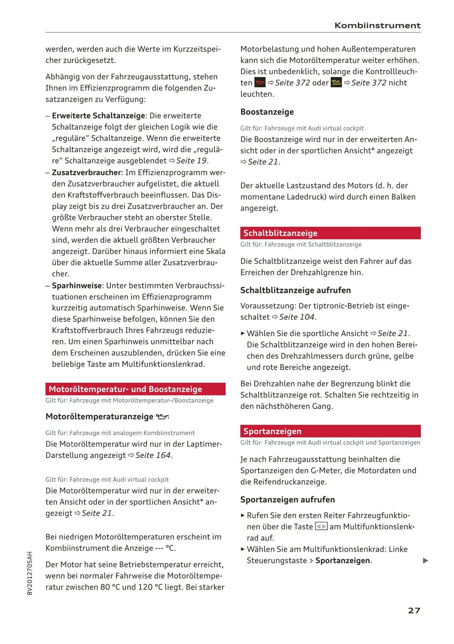 2018-2019 Audi A3/A3 Limousine/A3 Cabriolet/A3 Sportback Owner's Manual | German