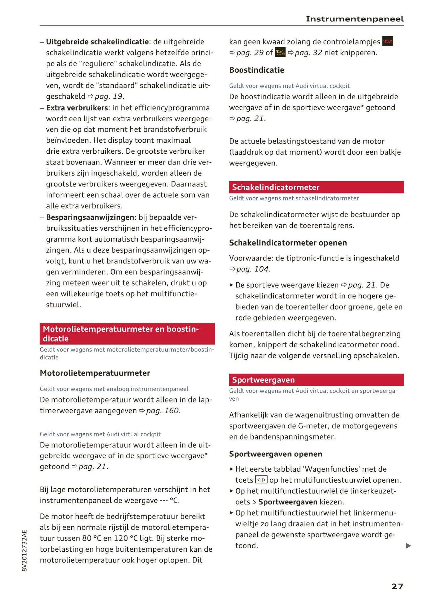 2016-2018 Audi A3/S3/RS 3 Manuel du propriétaire | Néerlandais