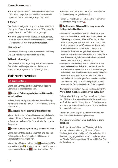 2017-2018 Audi A3/A3 Cabriolet/A3 Limousine/A3 Sportback/A3 Sportback e-tron/A3 Sportback g-tron/RS 3 Limousine/RS 3 Sportback/S3/S3 Cabriolet/S3 Limousine/S3 Sportback Owner's Manual | German