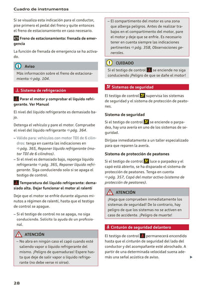 2017-2020 Audi A5 Manuel du propriétaire | Espagnol