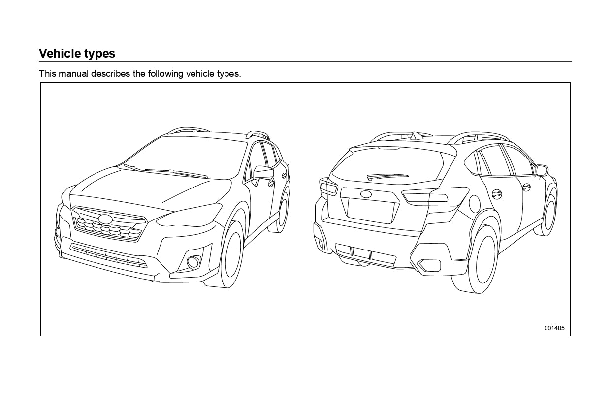 2019 Subaru Crosstrek Gebruikershandleiding | Engels