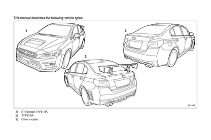 2018 Subaru WRX Gebruikershandleiding | Engels