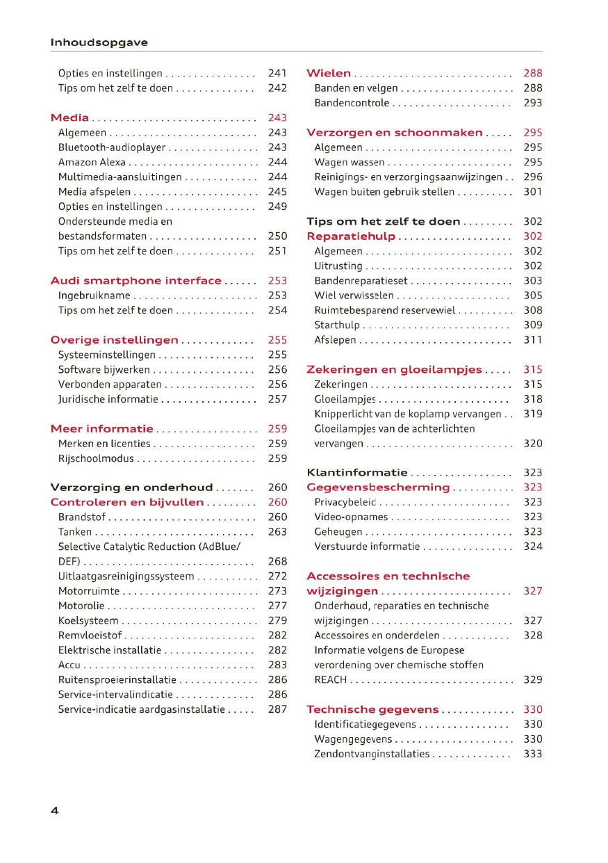 2020-2023 Audi A3 Gebruikershandleiding | Nederlands