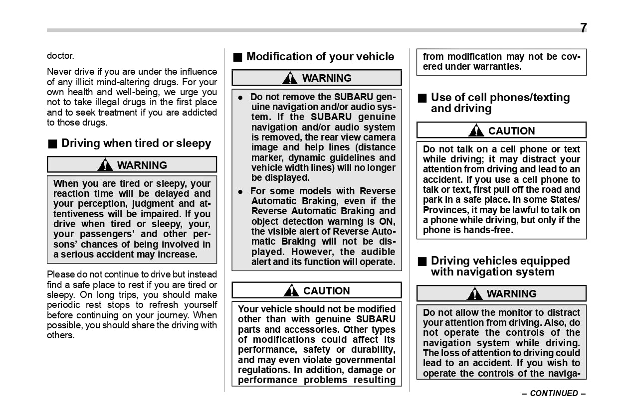 2020 Subaru Impreza Gebruikershandleiding | Engels
