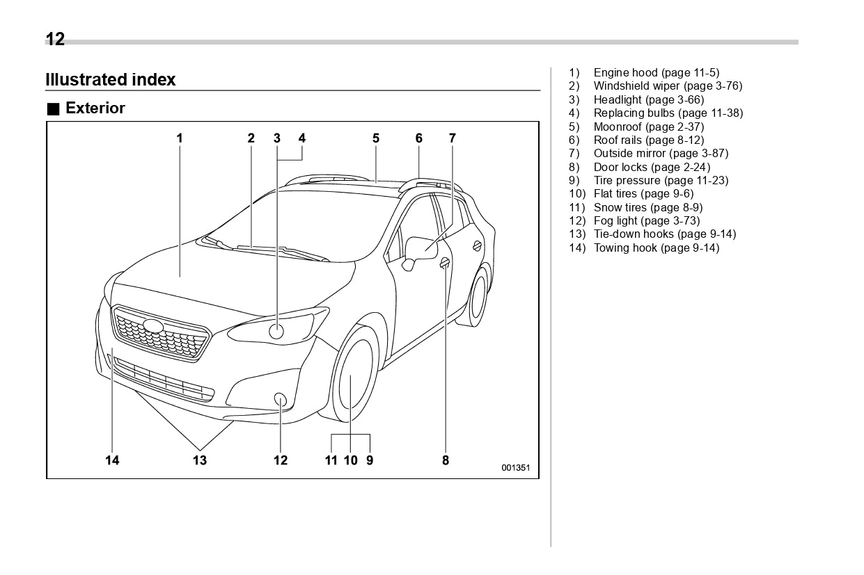 2019 Subaru Impreza Owner's Manual | English
