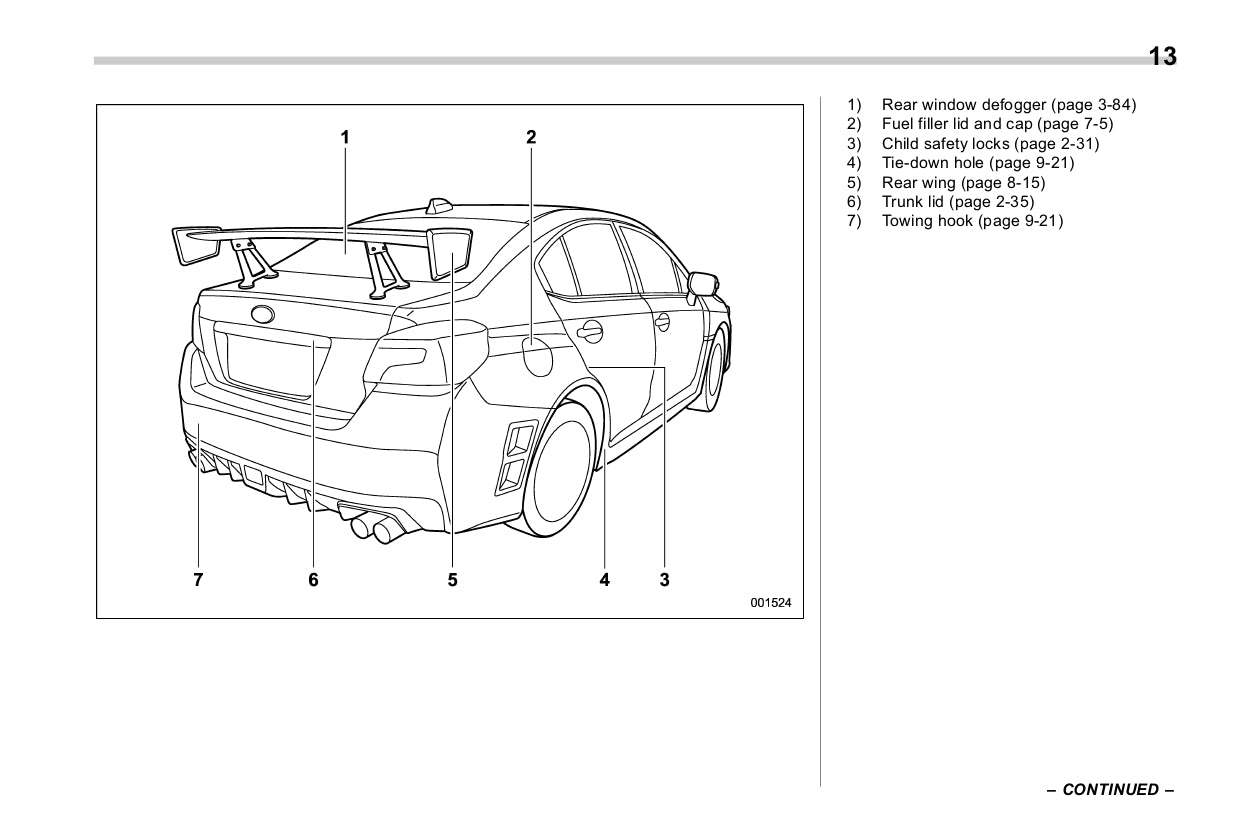 2018 Subaru WRX Gebruikershandleiding | Engels