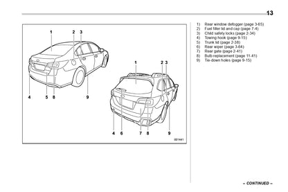 2018 Subaru Legacy/Outback Owner's Manual | English