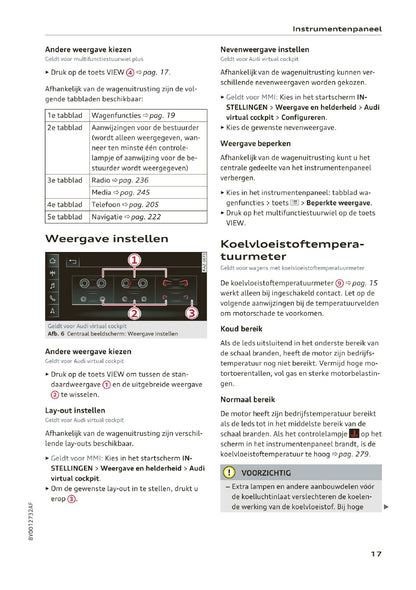 2020-2023 Audi A3 Owner's Manual | Dutch