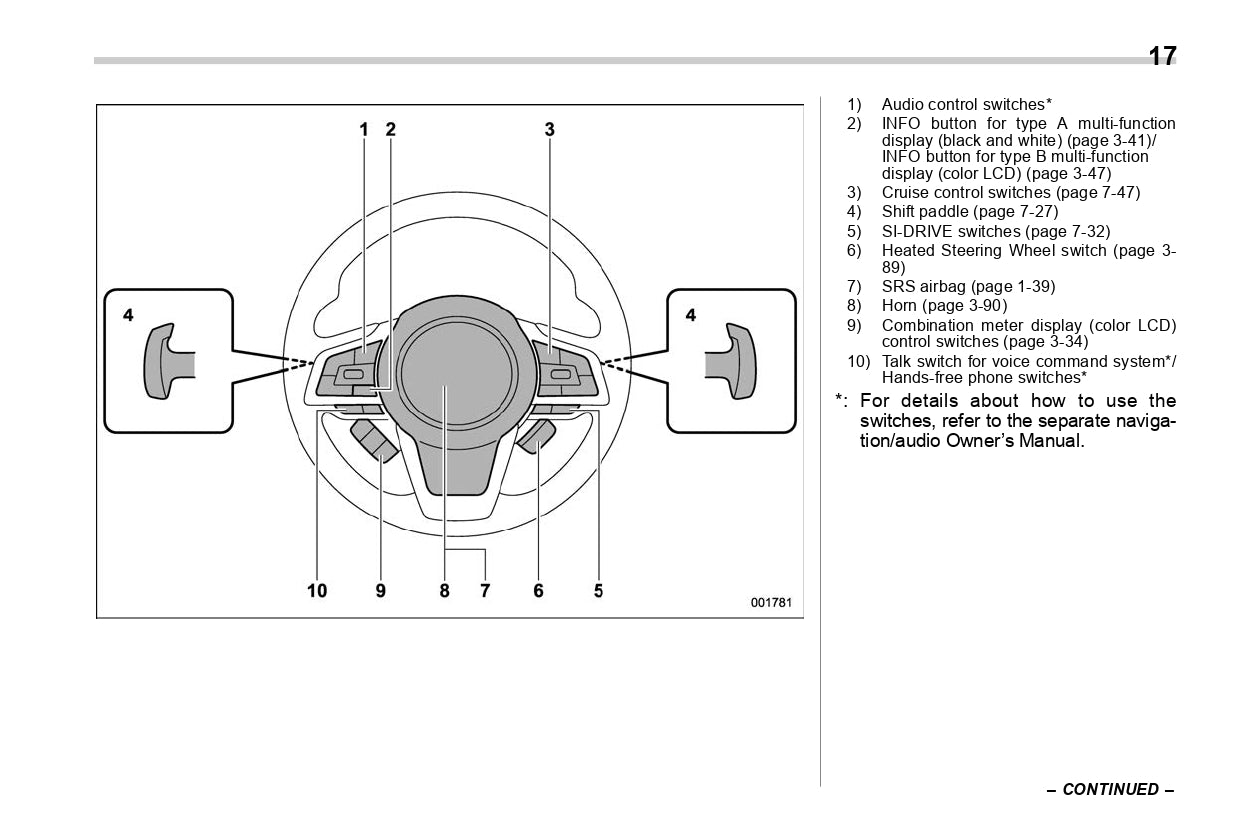 2020 Subaru Impreza Owner's Manual | English